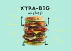 verjaardag kaart klassiek grappig xtra big wishes